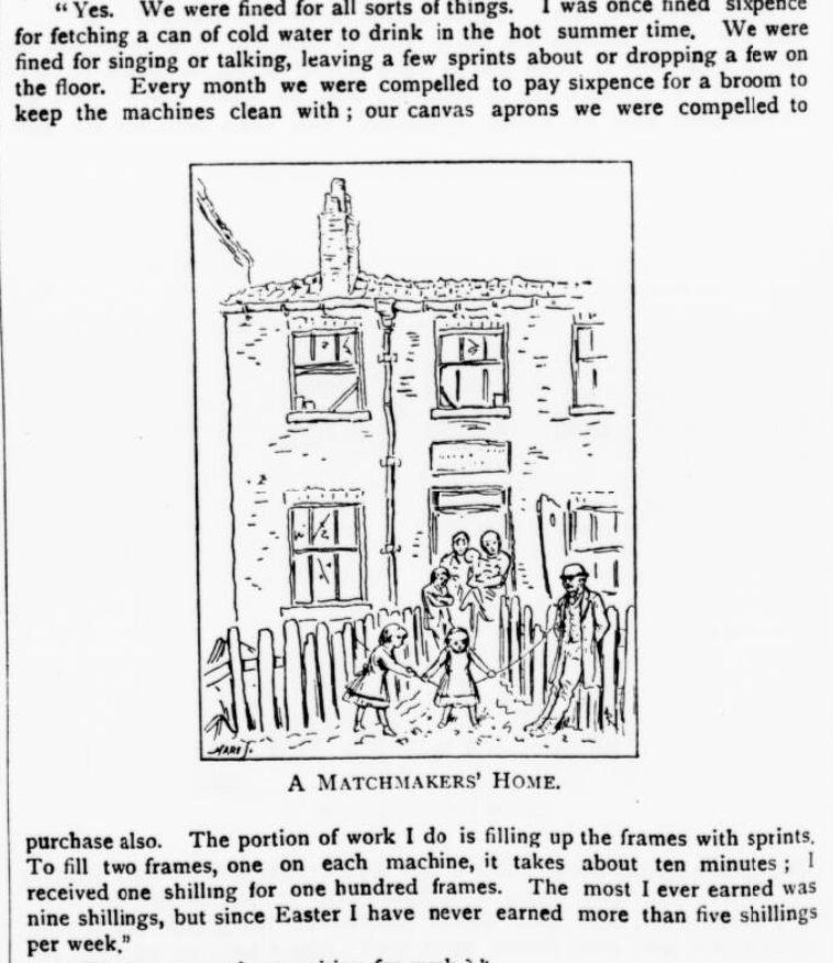 BNArchive's tweet photo. In July 1888, the women and girls working at the Bryant &amp; May match factory in Bow, London, went on strike, inspiring industrial action across Britain known as 'New Unionism.' The Pall Mall Budget, 19 July 1888, interviews those involved https://t.co/uWgCSAvuV0 #StrikeHistory https://t.co/VuVgIZWMUK