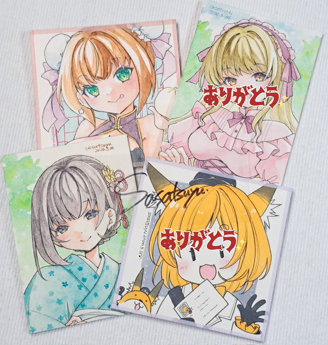 「BOOTH登録作業完了しました。今嫁に出せる作品は以上です鎌倉MONAさまでの展」|ささつゆ🦊5/5【COMITIA144】H28b📚5/6【A40】参加のイラスト