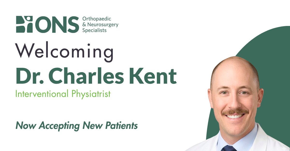 ONSMD's tweet photo. ONS is proud to welcome Dr. Charles Kent, a fellowship-trained physiatrist who specializes in non-surgical interventional spine &amp; musculoskeletal medicine. Dr. Kent treats a wide range of musculoskeletal conditions. Learn more: https://t.co/McqvIhmpJc https://t.co/d1zHADyFEp