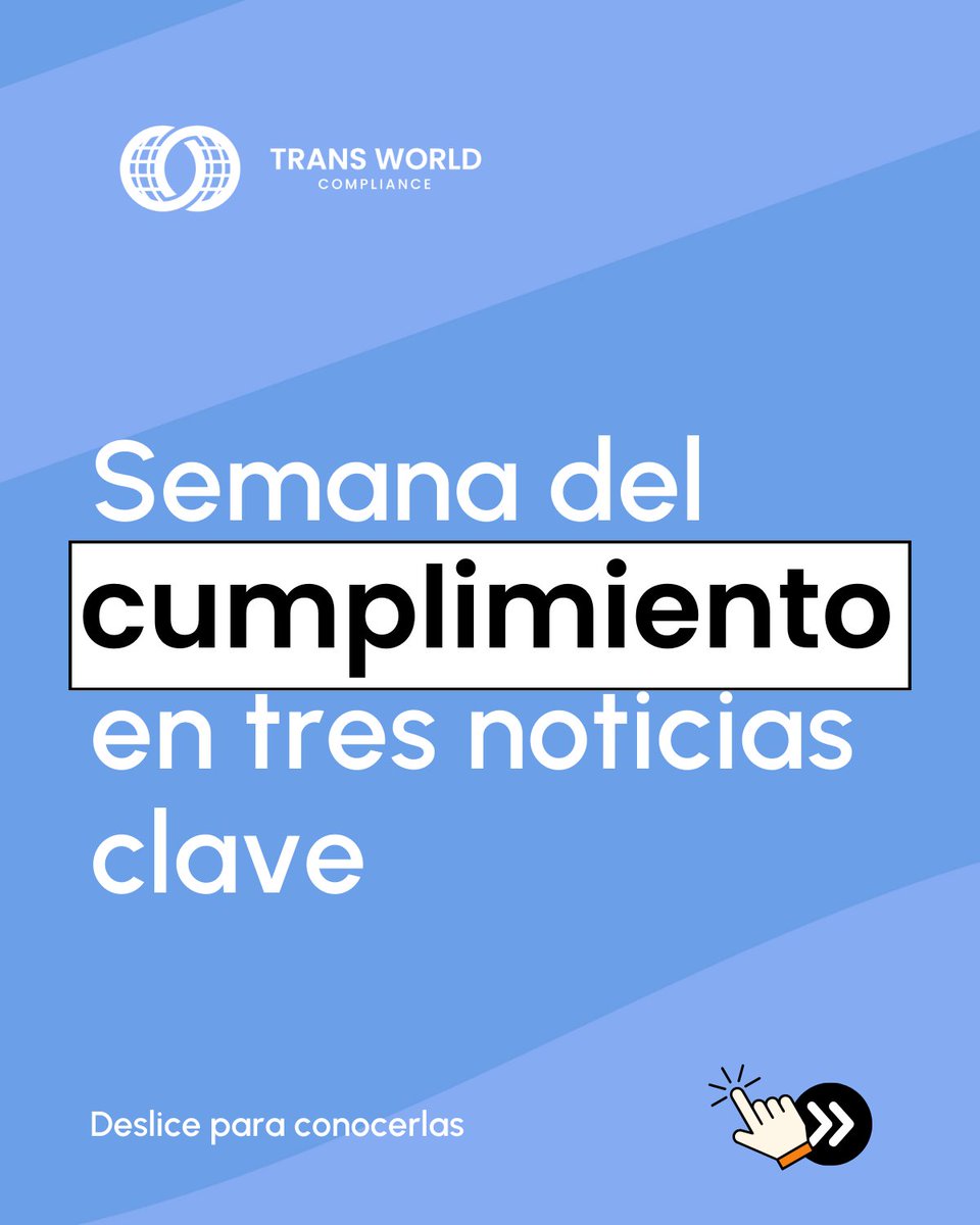 TransWorldComp's tweet photo. #Noticias | Cuando reguladores suavizan las normas, legisladores debilitan las disposiciones contra el lavado de dinero y los acuerdos de cumplimiento atraen el escrutinio judicial, la integridad se convierte en la historia.

https://t.co/qbQtFa5rXS

#Cumplimiento #Cripto #AML https://t.co/IZnk4pHlDT