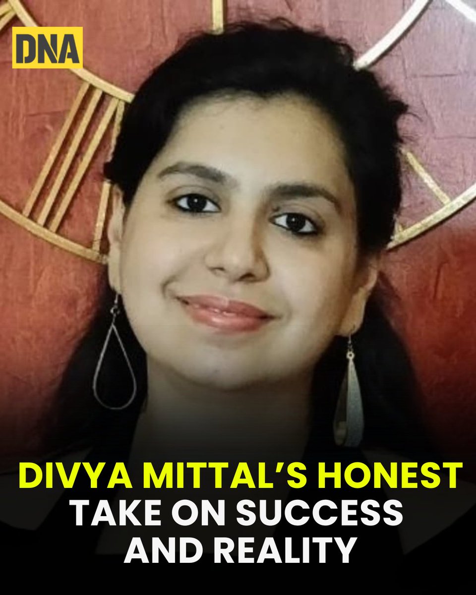 dna's tweet photo. Her comments started a dialogue that quickly expanded past her individual story, fueling a larger debate on the strengths and blind spots of India’s education system.
Read here :https://t.co/MzLBX0P1IA
#DNAUpdates | #IAS | #IIT | #DivyaMittal https://t.co/Hx1NkcCiov