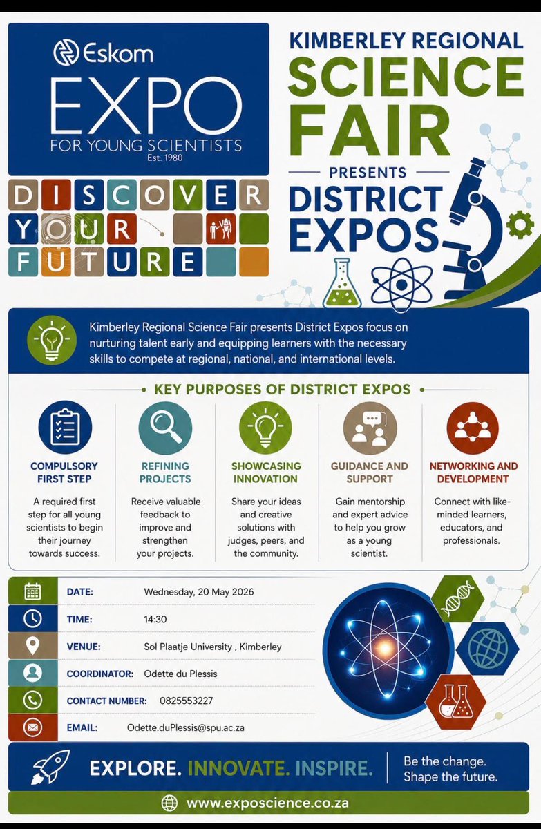 Eskom Expo for Young Scientists tweet media