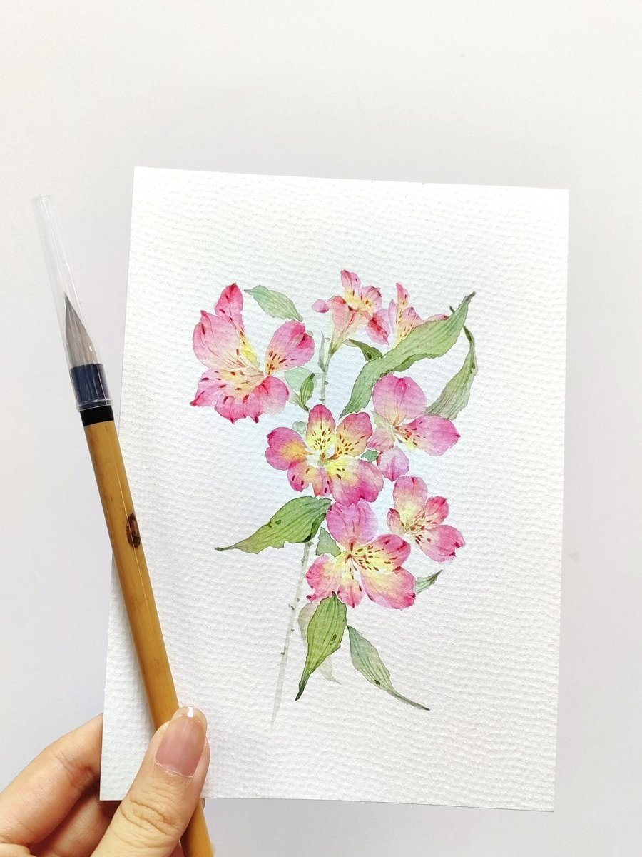 Rachy282's tweet photo. [New hobby alert ! Learning watercolor painting this month – turns stress into soft brushstrokes. Who’s picking up a new skill with me #InterestGrowth #HobbyJourney]， https://t.co/Gx3Ff07Kg1