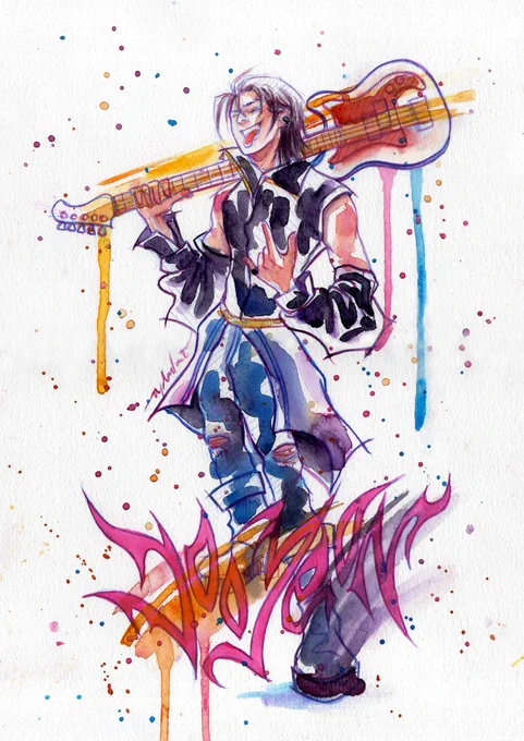 no AI. i made these using watercolors on paper with real effort and.. too much coffee