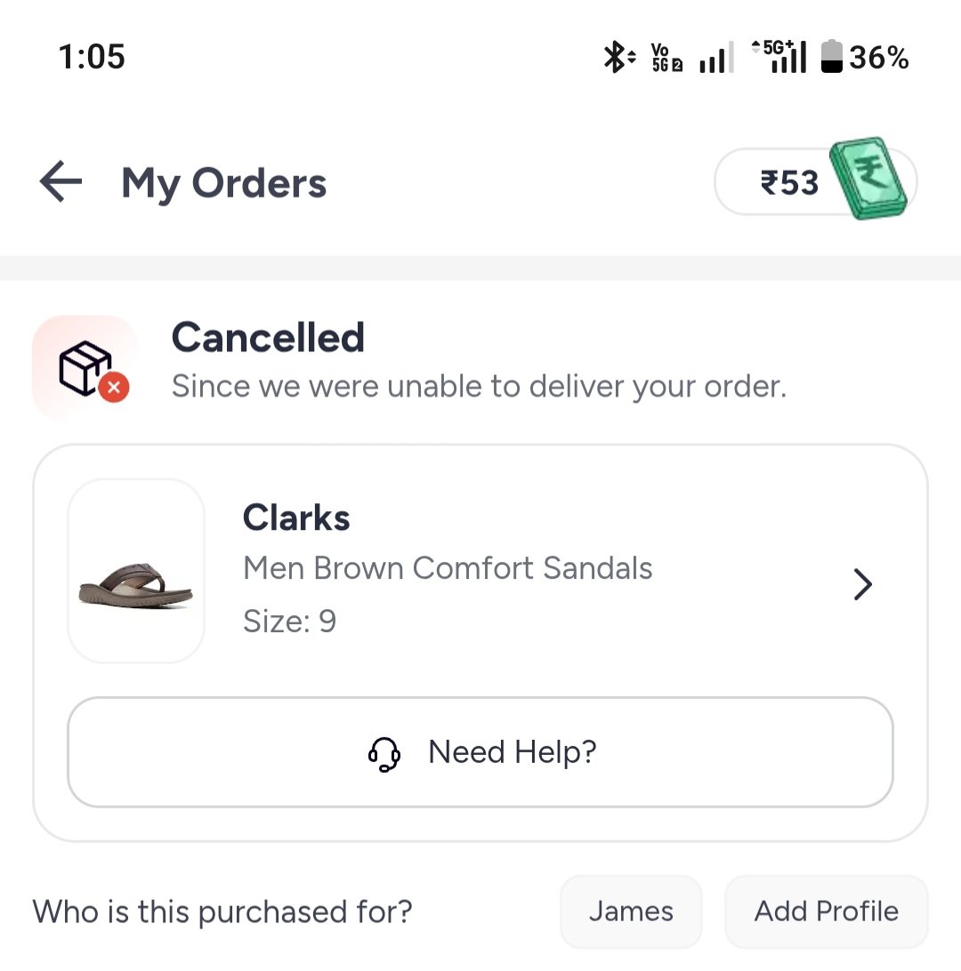 jeappen's tweet photo. @MyntraSupport @myntra if you can't deliver you shouldn't be promising express delivery and hold customer's money. #myntrasucks after delayed the express delivery they cancelled my order without informing me https://t.co/KuooWFIbC0