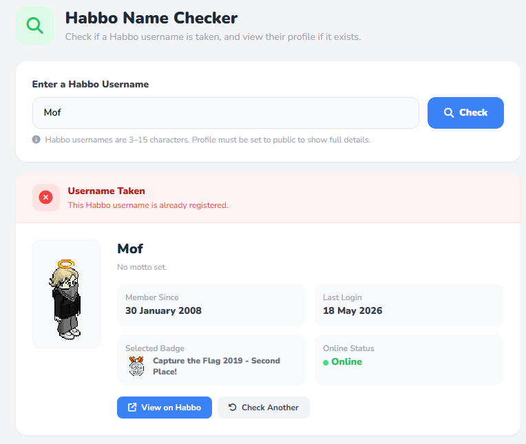 mothattacks's tweet photo. @Habbo new features using Habbo's official API, some quality of life you could say https://t.co/IqX92MKPXz