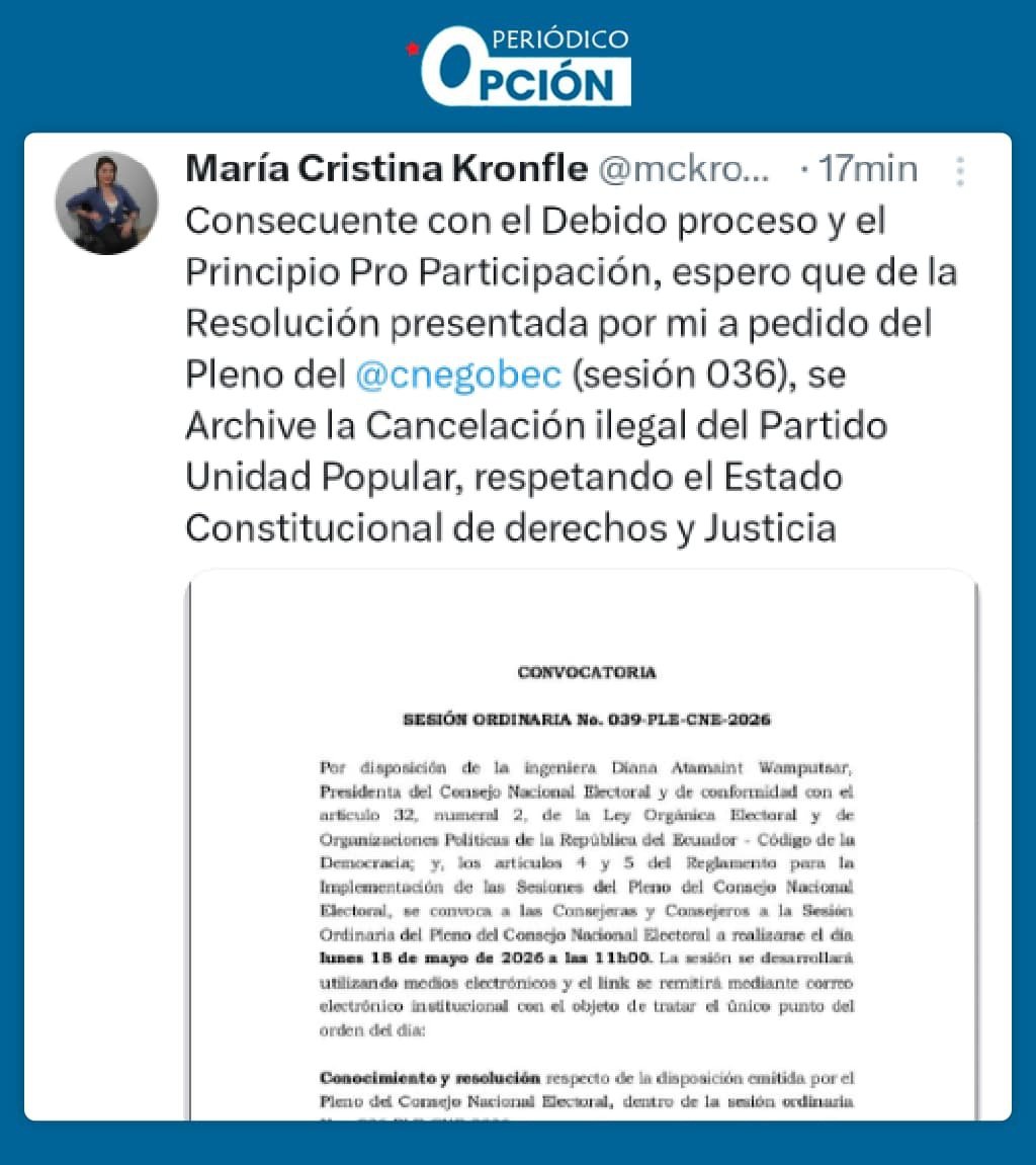 Periódico Opción Ec tweet media