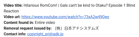 Foranoda's tweet photo. this is such bullshit. 6 copyright-takedowns at once, and my account got instantly terminated https://t.co/P1XOhXV6O3