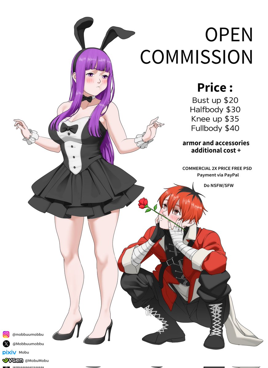 MOBU (Open commission) tweet media