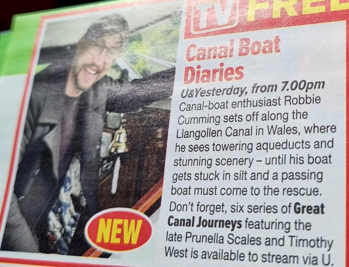 lynjobaggins's tweet photo. Tonite 7pm
Expect they'll go over #PontcysyllteAqueduct I've walked+took canalboat over, hope the beautiful scenery will feature on TV for that part of Canal
Maybe he'll trundle thru #Chirk part of canal too and stop in Llangollen
Look forward to watching 📺 https://t.co/LzOjRIFqgJ