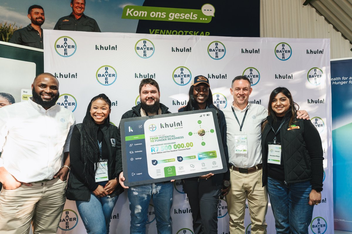 karidas_'s tweet photo. Last week at Nampo we deepened our relationship with @Bayer4Crops_SA  even further! We announced a R7.5M partnership aimed at supporting at least 50 emerging farmers over the next 12 months to access production finance  &amp; participate meaningfully in formal markets https://t.co/abqTOPyAXn