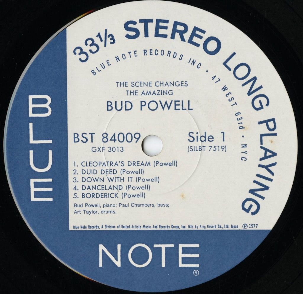 🎹 Bud Powell – The Scene Changes (LP) 🎹 1958年録音。モダン