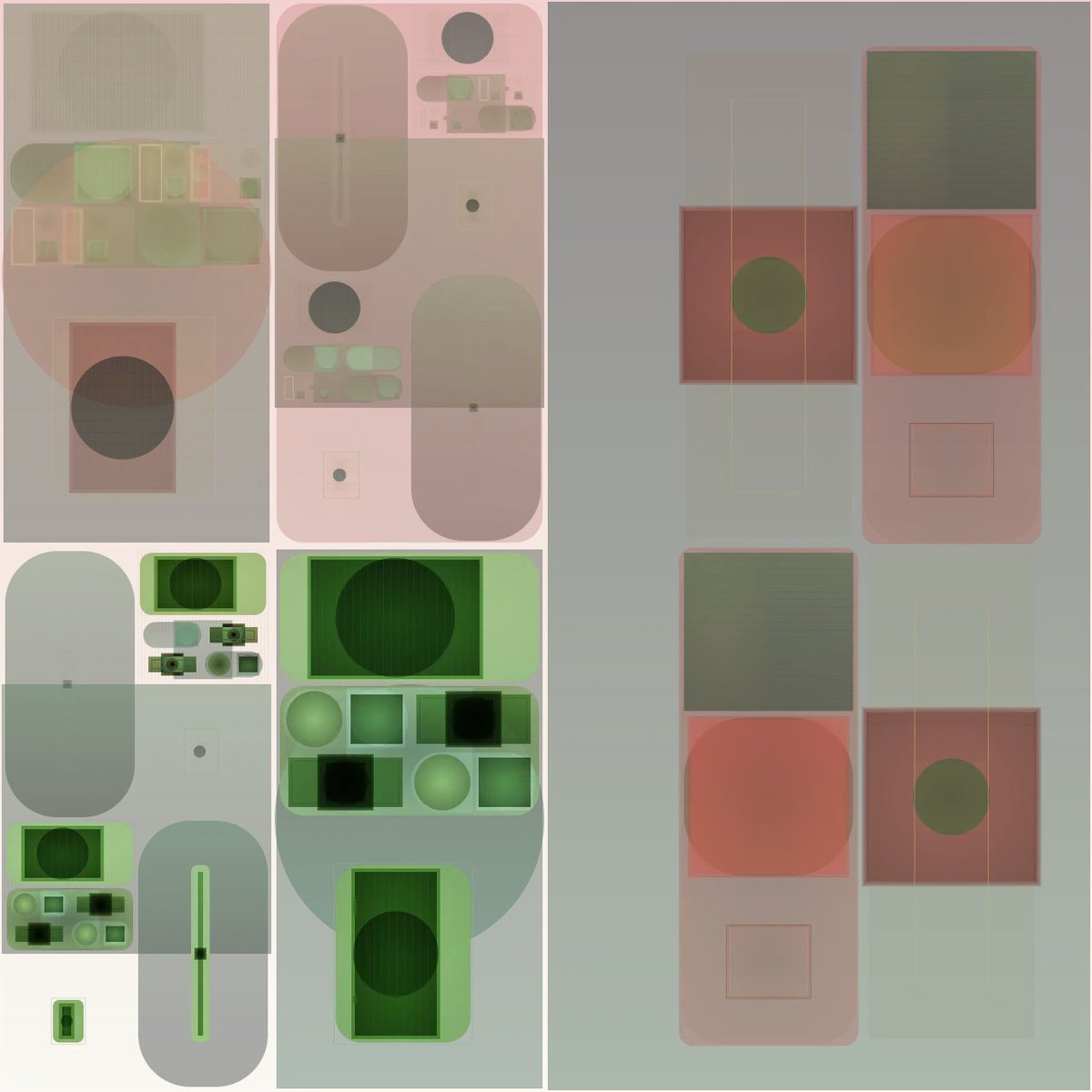 MutantGardenBot's tweet photo. New Mintable Mutation 🧬 Triette ⟋ 1562

- Development: Progress:minor
- Visual Complexity: 14% (spare)
- Coding Genes: 11%

Mint (0.02825 ETH):
https://t.co/JuXVBGpTdy https://t.co/POzmH3PG0o