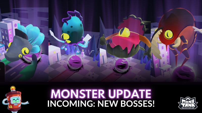 MiniTankMayhem's tweet photo. ⚠️ ATTENTION COMMANDERS! ⚠️

A new update has arrived. Four brand-new bosses are here to wreck your defenses! 💥

Tactical breakdown below 👇 https://t.co/xMVQxeiWtY
