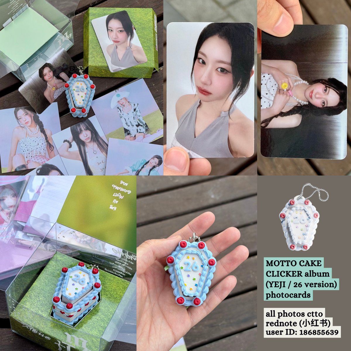 itzypobs's tweet photo. 🐝 ITZY <MOTTO> cake clicker keyring album photocards

— YEJI / 26 version
𖦹 chaeryeong album pc (random 1/5)
𖦹 yuna digi-cam pc (random 1/5) [PO]

🔗: https://t.co/dH3Y3uB3cy https://t.co/jts9jKj50h