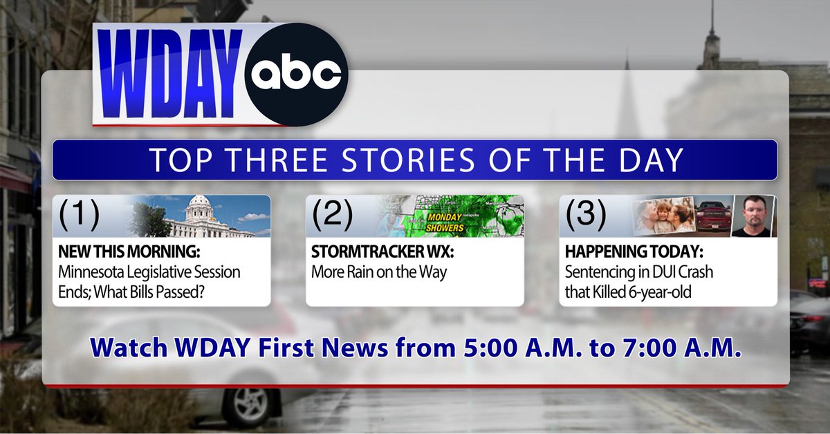 Scott_Engen's tweet photo. Good morning, and happy Monday! Join us for the latest news and weather headlines. https://t.co/tUaz2l7FS8
