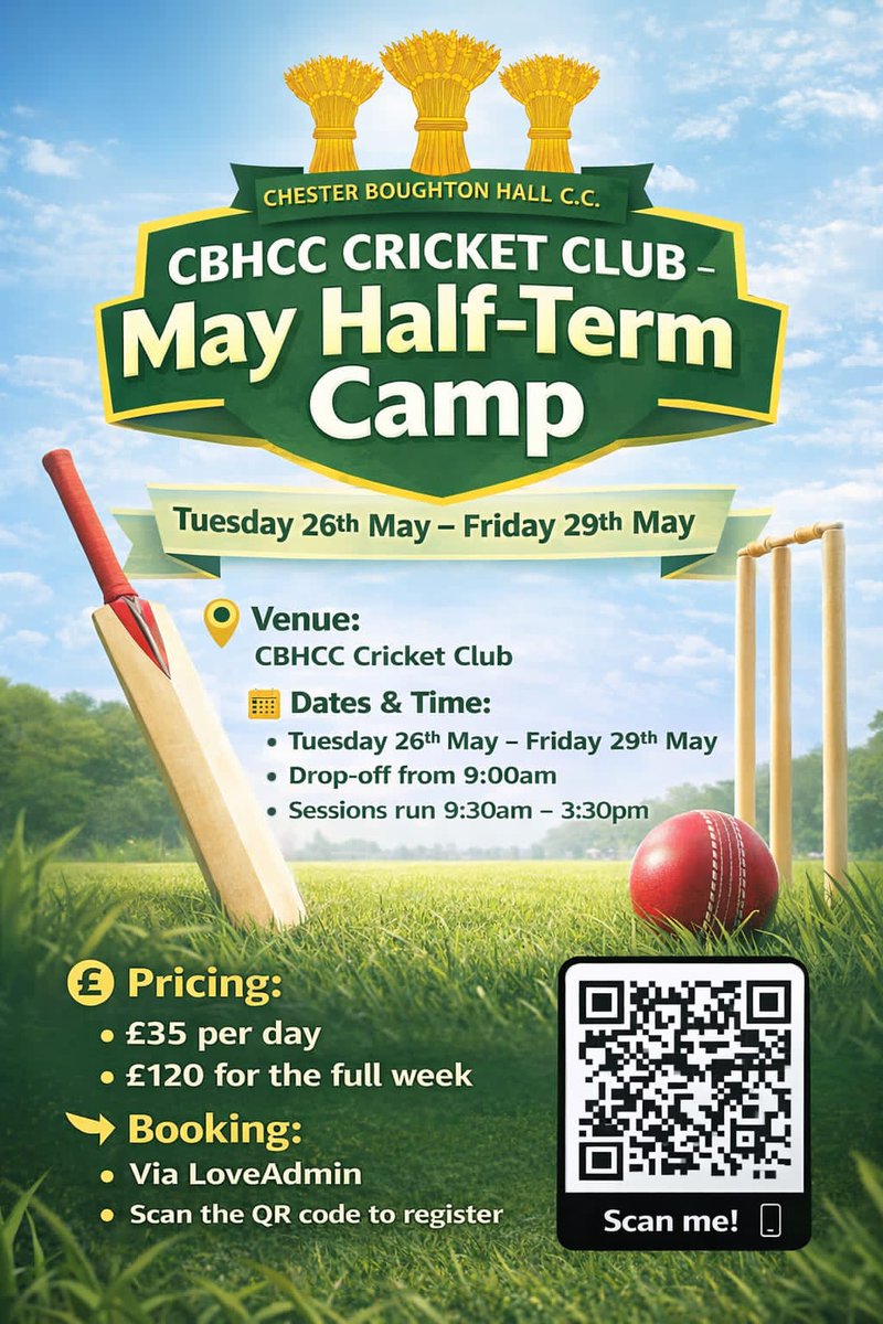 Boyhyde's tweet photo. There are still spaces available on @CBHCC coaching camp next week. Full week or individual days can be booked https://t.co/sGYYQRnQYZ
@ShitChester https://t.co/XNqW8TMHBR