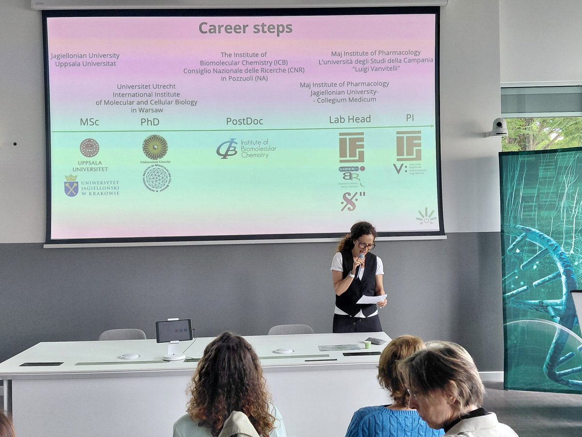 Cnr_Ibbc's tweet photo. Big thanks to brilliant scientist Prof. Starowicz @KatarzynaStaro6 from @ifarmpan for an excellent seminar showcasing her lab’s outstanding achievements in understanding the mechanisms of neuropathic pain and its treatments. Host Dr.ssa S. Marinelli @CNRsocial_ #neuropathicpain https://t.co/vVFoxZ4IWZ