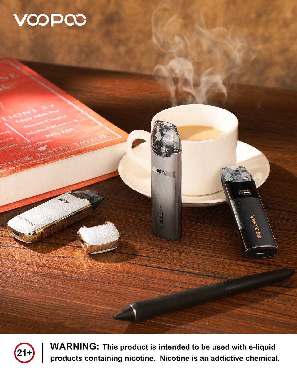 coffee mate e-cigarette Savor the quiet hours of coffee, calm, and VMATE.☕ #vmatei3 #vmatepro2  #vmatee2
