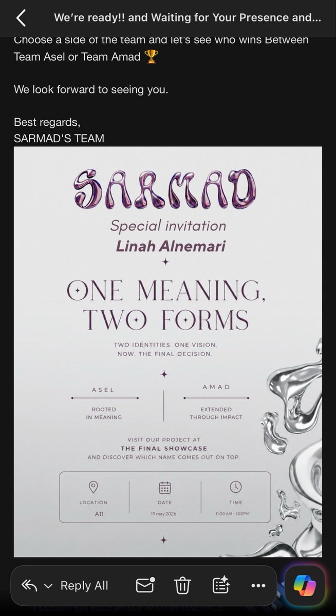 1oeiy's tweet photo. Thank you for your invitation 🫰🏻
Can’t wait to come and support you tomorrow, Proud of you my favourite Team 🫂🩷🩷🩷🩷🩷
ASEL TEAM 🤙🏻 @SarmadIAU https://t.co/yefvZOTn2X