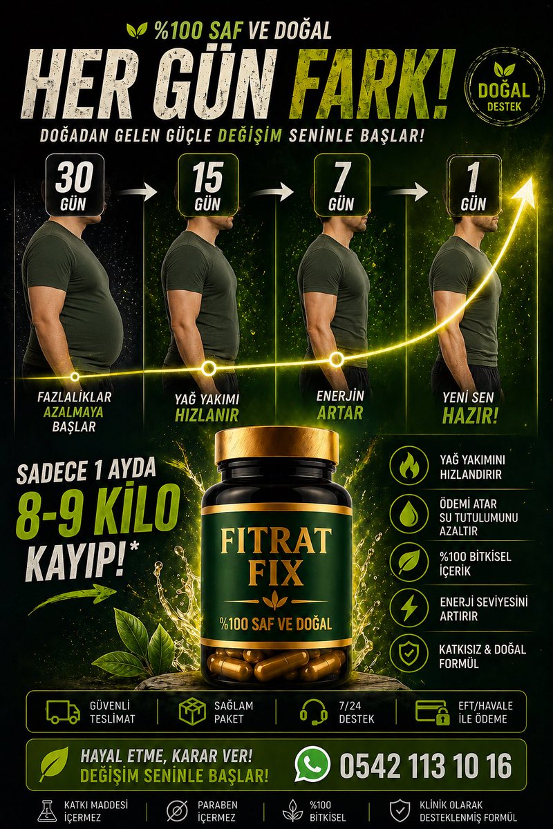 f_fix06's tweet photo. ☀️1 ayda, tamamen bitkisel ve sağlıklı 8-9 kilo vermek için garantili ürünümüzü hemen kullanabilirsiniz 💪🏼

📲 Sipariş &amp; Bilgi: WhatsApp 0542 113 10 16 https://t.co/4bz34n7mSW