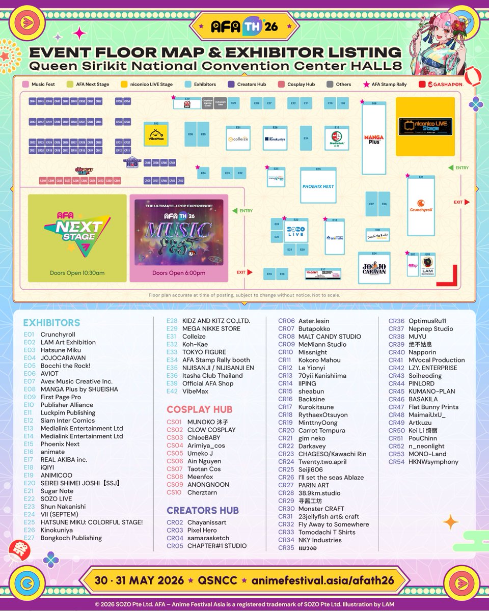 Anime Festival Asia (AFA) tweet media