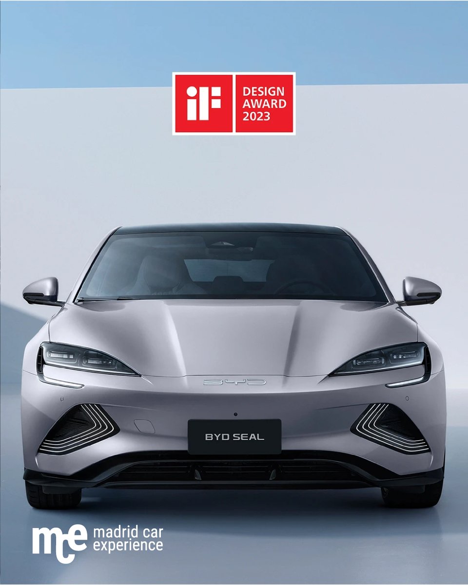 MadridCarExp's tweet photo. ⚡🚗 BYD Seal: la berlina eléctrica que quiere competir en el segmento premium

🔋 +500 km de autonomía aprox.
🔧 Batería Blade de alta seguridad
💡 Tecnología y diseño muy completos

#MadridCarExperience #IFEMAmovilidad https://t.co/FuZiXpyrPD