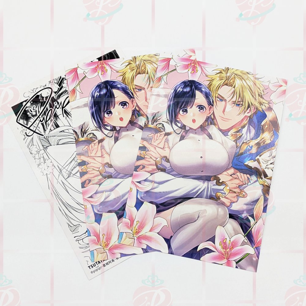 pur_comics's tweet photo. 📢ˎˊ˗ 💜TSUTAYA特典公開💜
┋✧𝟚𝟘𝟚𝟞.𝟝.𝟚𝟚 𝗼𝗻 𝘀𝗮𝗹𝗲✧┋
発売まであと3⃣日です🌠
『#聖なる皇帝がとんだ隠れ絶倫だった件』𝟭巻
全国のTSUTAYA 対象店舗にてお買い上げで
#pipipi 先生描き下ろしの両面イラストカードをプレゼント!👀✨
※特典は先着順・なくなり次第終了となります。
▼詳細はこちら♬
https://t.co/7oxHLvFzmc
#PurComics
