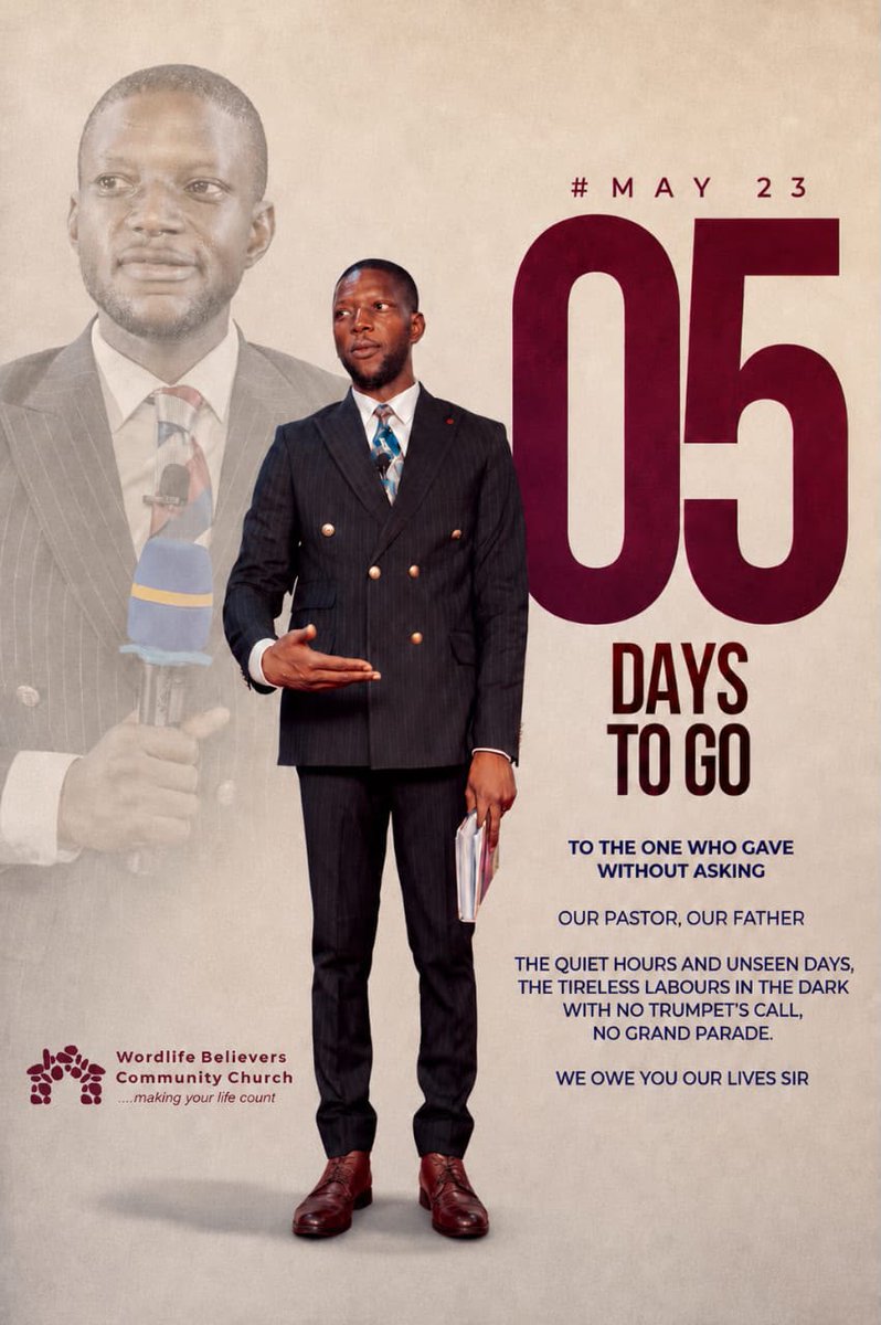 wbc_church_ng's tweet photo. Dear Pastor, Your guidance and sacrifice speak volume, and being under Your fatherhood means we shall not want. As Your big day approaches, we express our heartfelt gratitude for Your labour of love.

#kevinyissa https://t.co/FPdfxArgj9