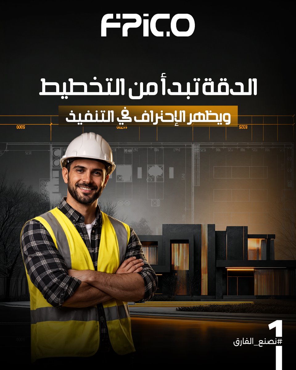fpicosa's tweet photo. المشاريع الناجحة تبدأ بدقة هندسية وتنفذ بإحتراف.
 نعمل على مشاريعنا برؤية متكاملة تجمع بين دقة التخطيط الهندسي وخبرة مهندسينا والكوادر الفنية، ونحول الأفكار إلى مشاريع قائمة على أرض الواقع بتنفيذ متقن ومعايير تواكب تطلعاتك.
 📩 دع مشروعك القادم يبدأ بشكل صحيح مع فبيكو.
#منشاءات https://t.co/pLSKayqWem