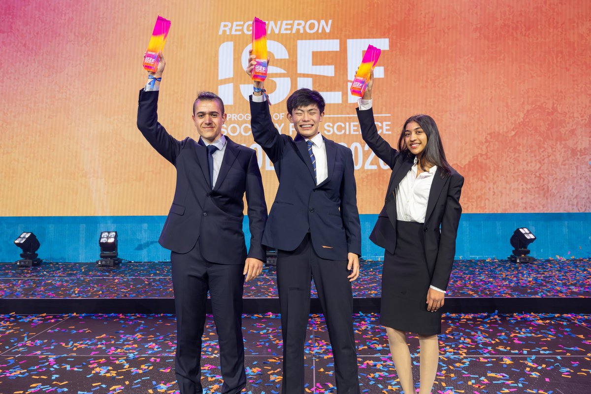 oricon's tweet photo. 世界最高峰の科学コンテスト
『リジェネロン国際学生科学技術フェア
（Regeneron ISEF）2026』

札幌開成・栗林輝さんが
“歴史的快挙”を達成✨️
日本人として初の全体最高賞

🔻受賞結果・校名など（写真17枚）
https://t.co/NKgnSJgLtr https://t.co/LKu8Bv2ON7