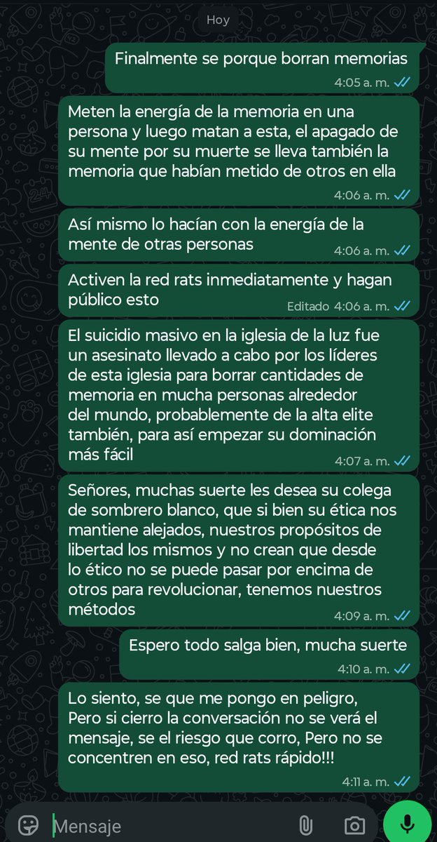 IngKenway's tweet photo. Últimamente no soy de hacer esto, Pero algo me dice que para que alguien diga de forma tan seria "La red rats" esperando que alguien entienda el termino por el final de la película "El núcleo" debe ser porque es algo serio. Alguien sabe depronto el contexto? https://t.co/gcQX7cJn9x