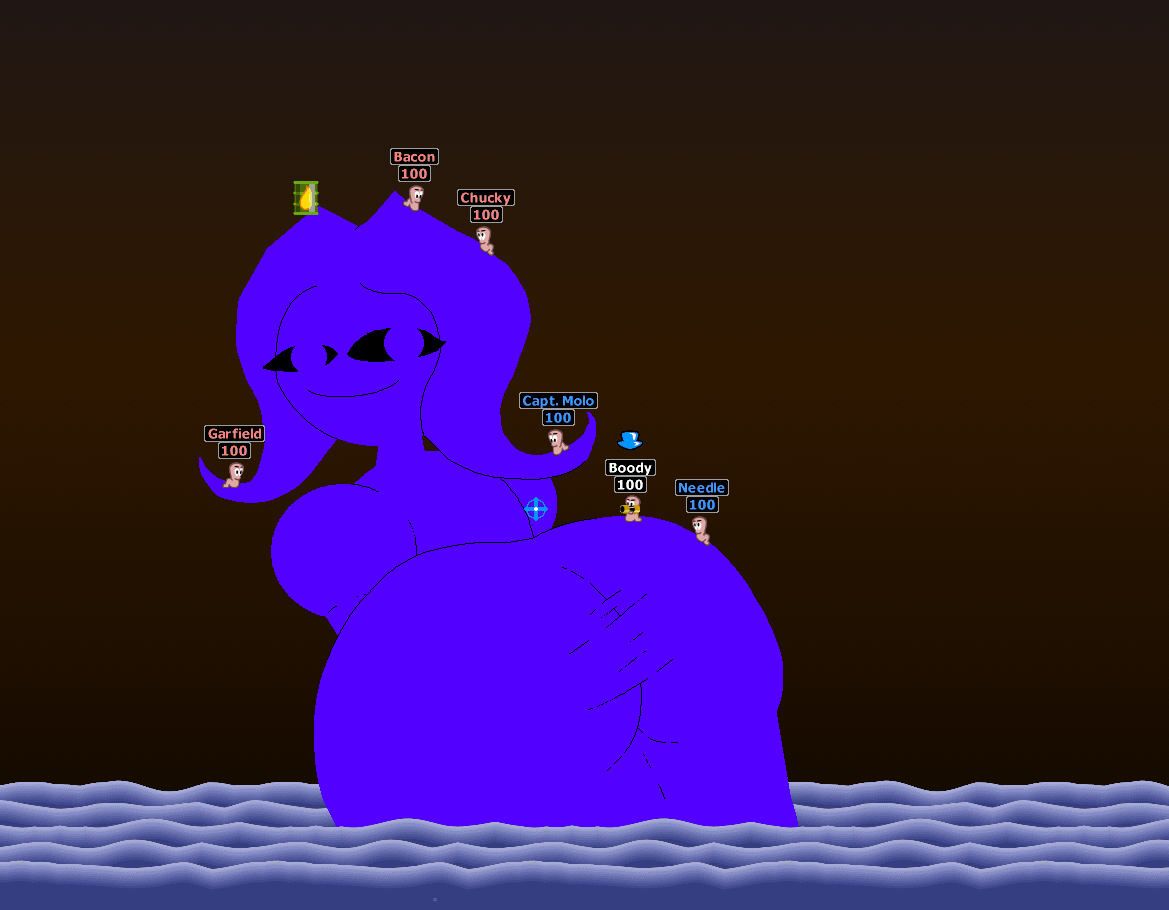 onarestial06's tweet photo. team17 just dropped a new official map for worms armageddon and it is #fucking epic https://t.co/yt6e7sg2Wp