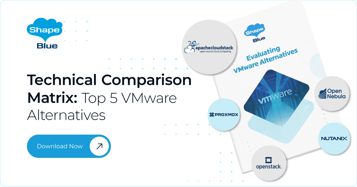 shapeblue's tweet photo. With ongoing changes in the virtualisation landscape, organisations are reassessing their reliance on traditional platforms. A new resource by ShapeBlue evaluates five leading #VMware alternatives, comparing capabilities, flexibility, and cost considerations to support informed decision-making.

For organisations seeking greater control and independence, understanding these options is increasingly important.

Download now to explore your alternatives: https://t.co/St2c2ONZCk