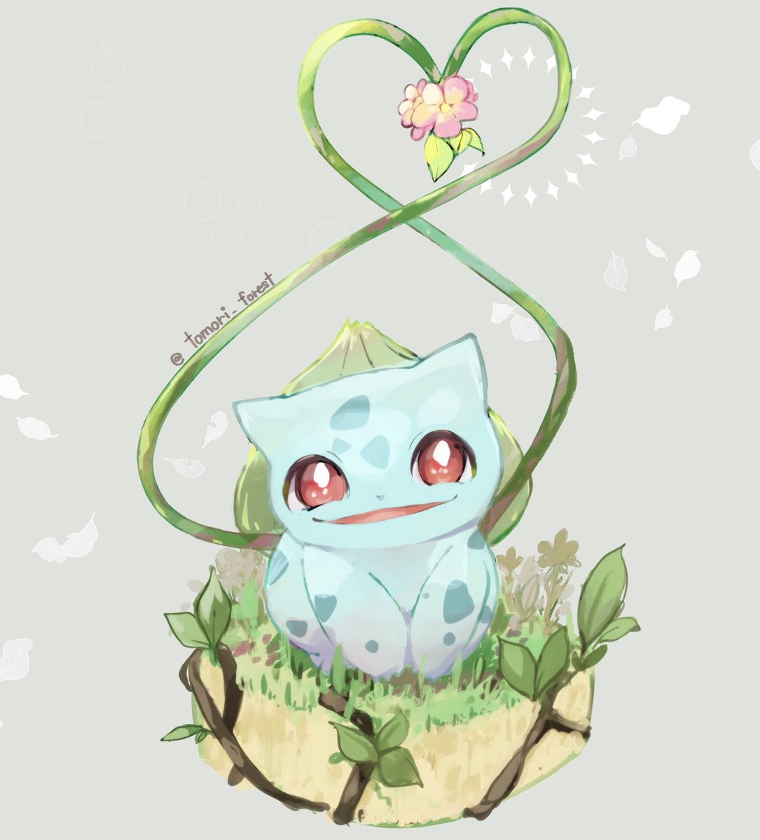 tomori_forest's tweet photo. フシギダネ🌱
御三家お絵描き→明日はゼニガメ🐢

#ぽこポケ
#pokemonfanart https://t.co/Df8lzXS56U