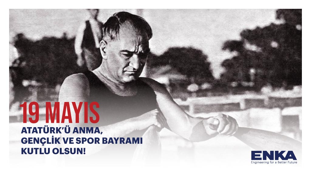 ENKA_Cons's tweet photo. 19 Mayıs Atatürk'ü Anma, Gençlik ve Spor Bayramı kutlu olsun.

107 yıl önce bugün, Mustafa Kemal Atatürk Samsun'a çıktı. Yıllar sonra bu günü, geleceği şekillendirecek olanlara — Türk gençliğine — armağan etti.
ENKA'nın kurucusu Şarık Tara da yıllar boyunca aynı inancı taşıdı: "Gelecek bu gençlerindir."

Bu inancı bugün de yaşatıyoruz. Tüm gençlerimize ve dünya genelindeki genç meslektaşlarımıza sevgiyle...

---

Happy Commemoration of Atatürk, Youth and Sports Day.

One hundred and seven years ago today, Mustafa Kemal Atatürk landed at Samsun. Years later, he dedicated this day to those who would shape the future — to Turkish youth.

ENKA's founder, Şarık Tara, carried the same belief throughout his life: "The future belongs to these young people."

We continue to live by this conviction. To all young people, and to our young colleagues around the world — with our love and gratitude.

#19Mayıs #May19 #GençlikveSporBayramı #YouthAndSportsDay #ENKAinsaat