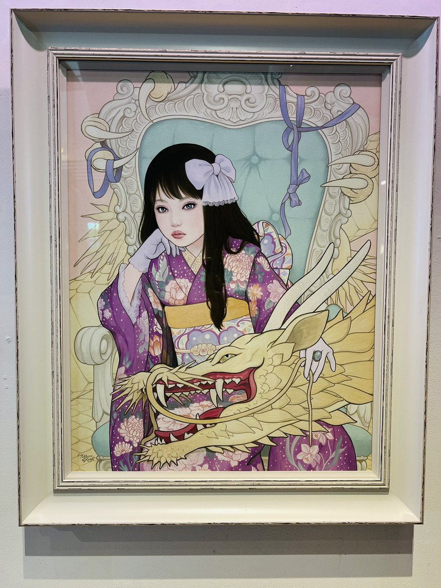 土曜日 加藤美紀さんの個展『境界：Lady Around Border』を観に代官山