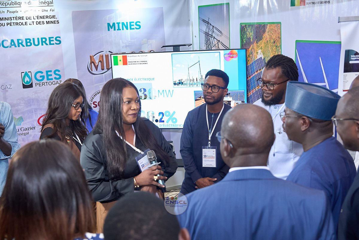STCNSCL's tweet photo. 𝗮𝗳𝗿𝗶𝗰𝗮𝗶𝗻𝘀.

Le ST-CNSCL a pris part à la 23e édition du Salon International de l’Énergie et du Pétrole en Afrique (SIEPA), tenue les 12 et 13 mai 2026 au King Fahd Palace de Dakar. https://t.co/0yiUYRUS6H