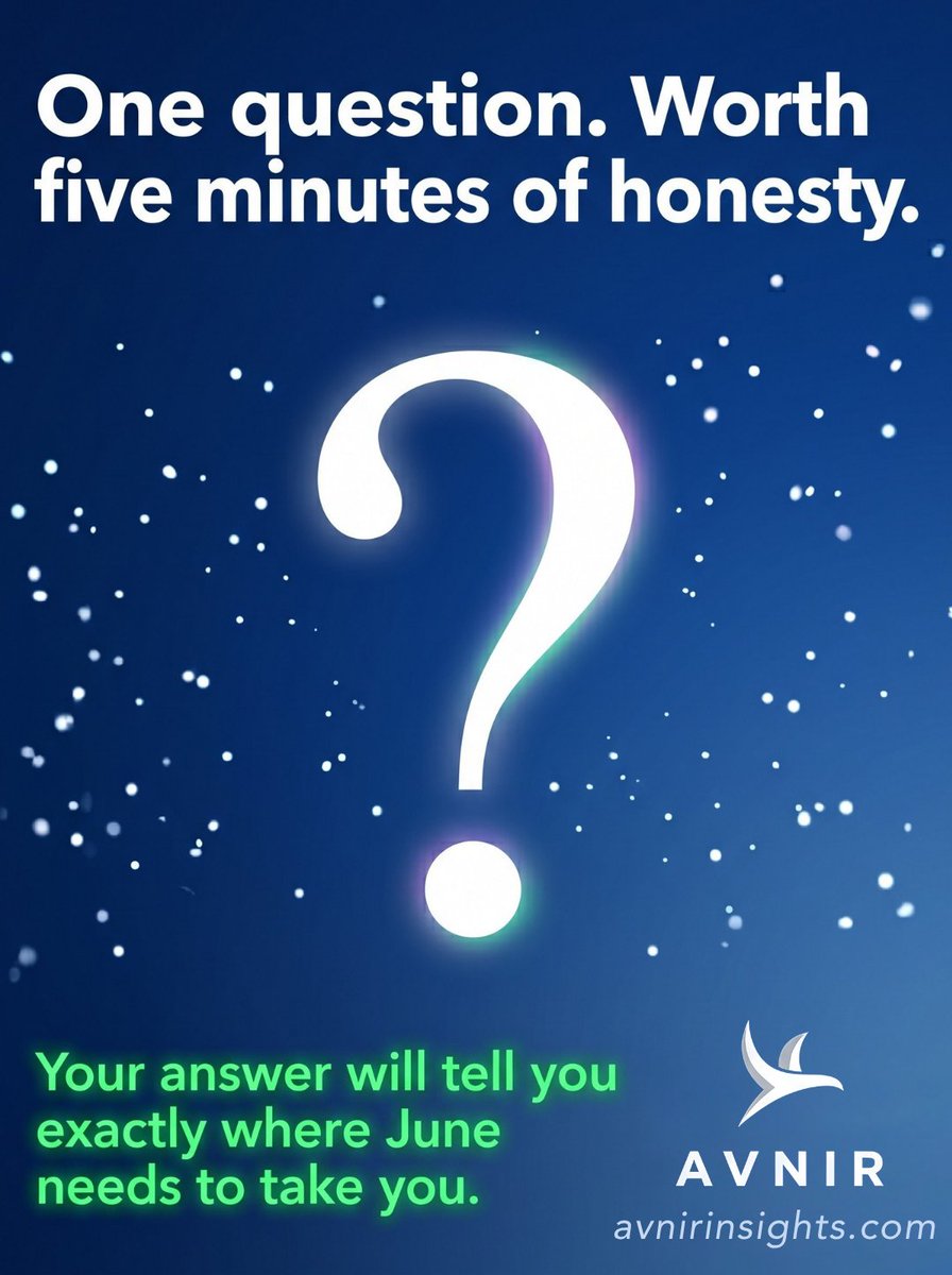 OfficialAvnir's tweet photo. Last post of May. One question before June begins. 🧵

#RelationshipIntelligence #Consulting #ExecutiveSearch #Avnir https://t.co/paKIVHP387