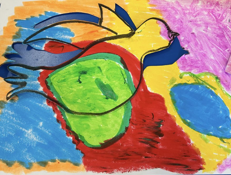 WDCEducation's tweet photo. Creativity Programme began in Whitecrook Primary last week. Our visiting artist worked with P1/2/3 - inspiration from birds and symbolism of aspiration, flight, wings, freedom, collaboration and positivity the work will form a whole school art display with all children’s art P1-7 https://t.co/QaMP3LkDns