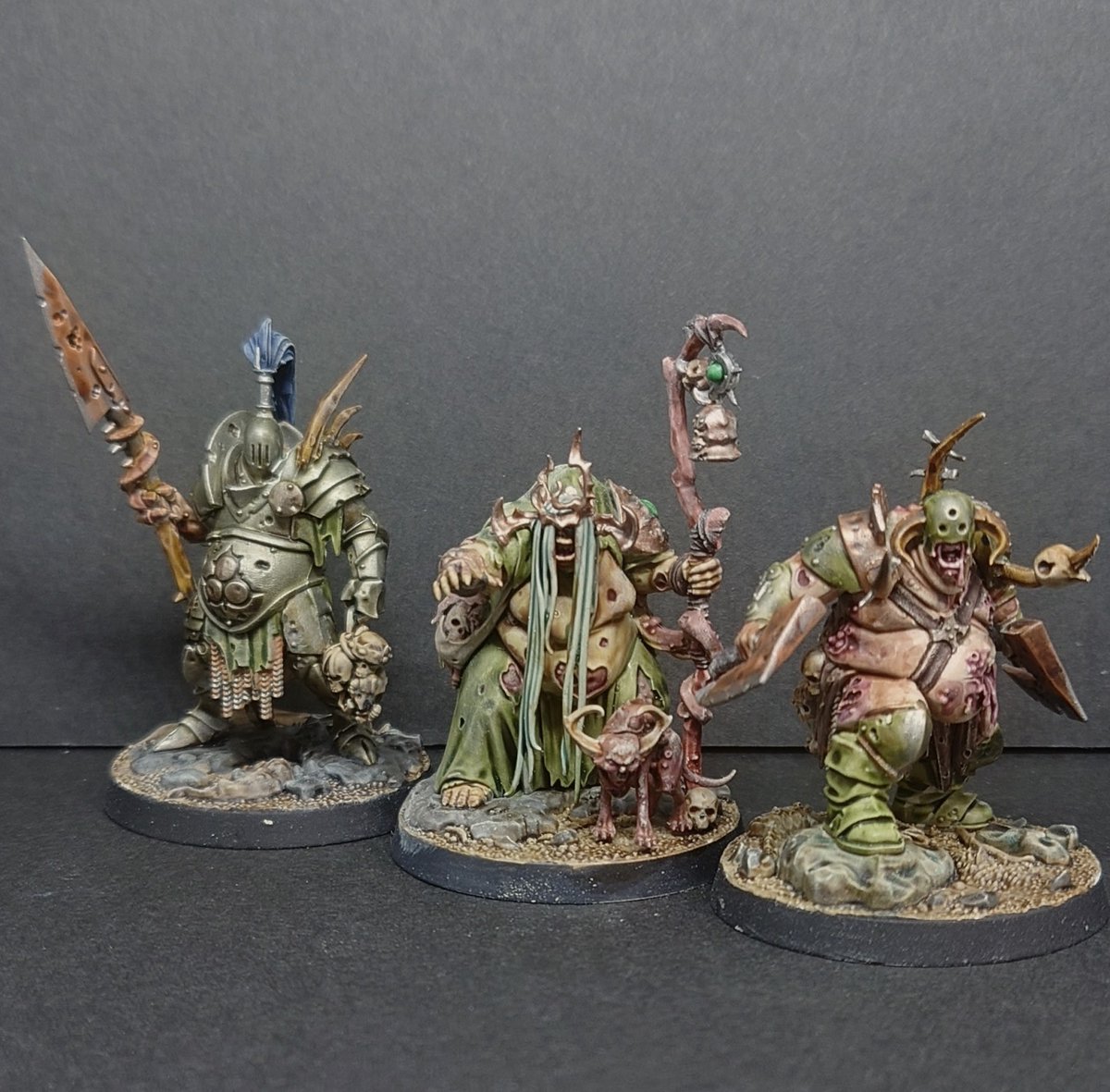 atom_ram_mori's tweet photo. 蛆竜の吐き戻し三人衆、密かにダークウォーターへの参戦を伺う
#warhammer #underworld #paintingwarhammer #miniaturepainting https://t.co/wiNcgJzkza