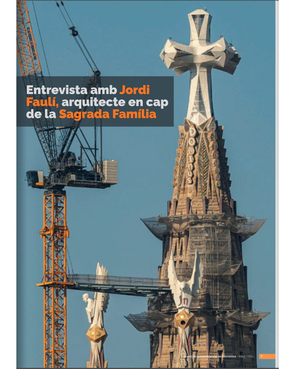 ConstructorsBCN's tweet photo. 🗣️ ENTREVISTA

En l'edició de 𝗠𝗮𝗶𝗴 𝟮𝟬𝟮𝟲 de la revista 𝗖𝗢𝗡𝗦𝗧𝗥𝗨𝗜̈𝗠, parlem amb l'arquitecte en cap de la Sagrada Família, 𝗝𝗼𝗿𝗱𝗶 𝗙𝗮𝘂𝗹𝗶́, pocs dies abans de la visita de Sa Santetat, el 𝗣𝗮𝗽𝗮 𝗟𝗹𝗲𝗼́ 𝗫𝗜𝗩.

➡️ https://t.co/RZA8902NX6 https://t.co/j8fvg7YBg1