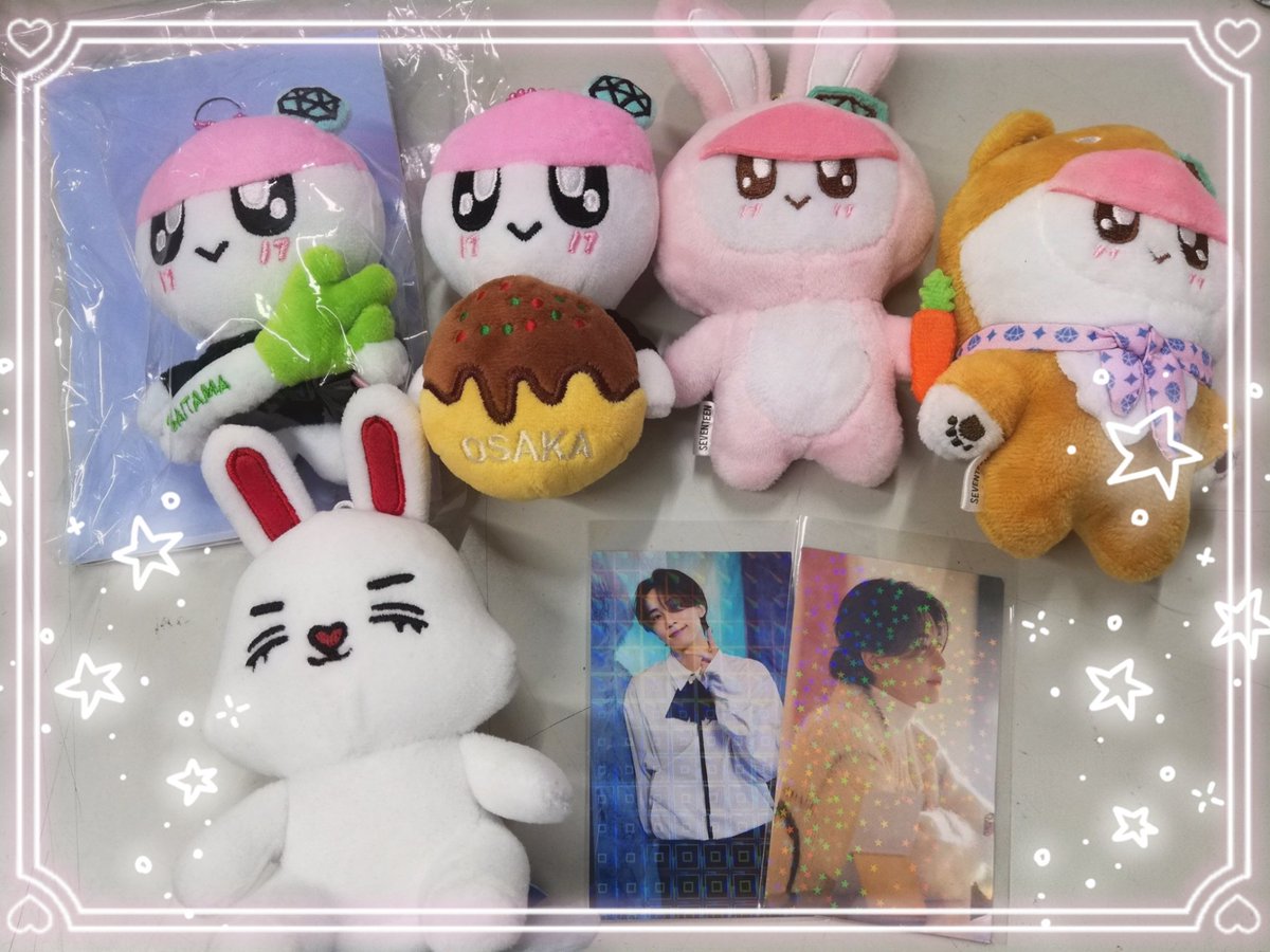 入荷情報】#SEVENTEEN 💎 ボンボンイやMINITEENのぬい、 ジョンハンの