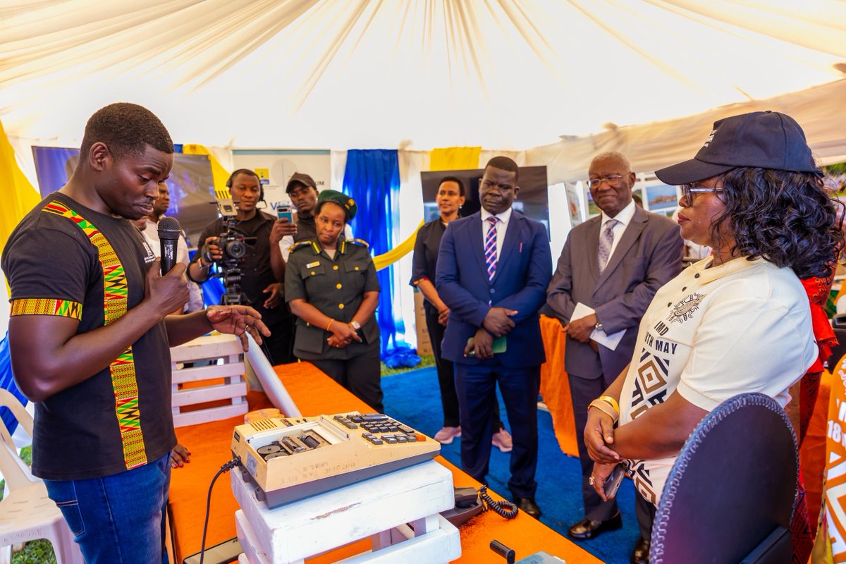 ugwildlife's tweet photo. UWA represented by Ag. Commissioner for TBD, @DorcusRT, is participating in International Museum Day 2026 at Rugby Grounds, Jinja City.

Theme: “Museums Uniting the World” 
Lets celebrate culture, heritage, and wildlife conservation.

#InternationalMuseumDay2026 https://t.co/8poDC9pDV4