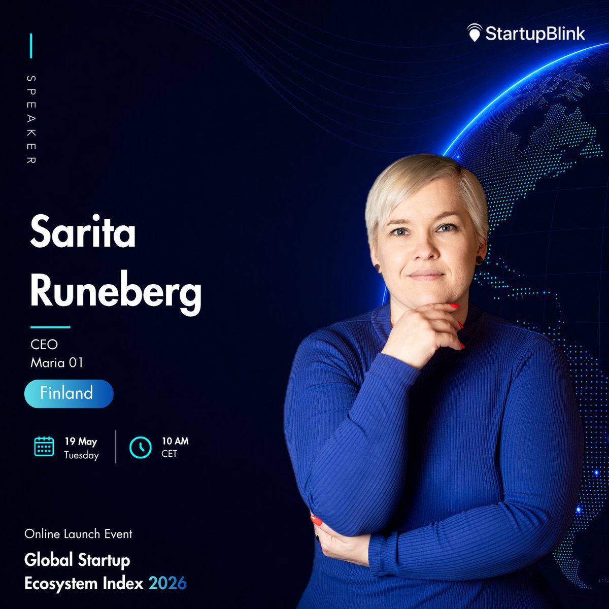 StartupBlink's tweet photo. Meet some of the startup ecosystem developers pitching at the Global Startup Ecosystem Index 2026 Launch!

Join us at 10:00 AM CET and 3:00 PM CET to discover ecosystems from around the world and hear the latest insights from the GSEI 2026.

Register https://t.co/dKlsdORm0m https://t.co/ryoYoot7FO