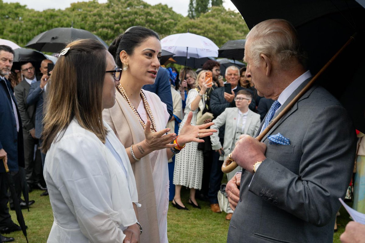 TeacherPrize's tweet photo. Rouble Nagi, winner of the GEMS Education Global Teacher Prize 2026, was honoured to meet His Majesty King Charles III at Buckingham Palace on the occasion of the King’s Trust 50th Anniversary Garden Party.

Rouble said it was “an honour to meet His Majesty King Charles III at Buckingham Palace” and that she was “deeply grateful to Sunny Varkey and the Varkey Foundation for their unwavering support of education and for creating platforms like the Global Teacher Prize that shine a light on teachers around the world.”

Over the past two decades, Rouble has established more than 800 learning centres across over 100 marginalised communities in India, transforming abandoned walls into interactive murals that have helped bring more than one million children into formal education.

Her passion, leadership, and unwavering belief in the power of education continue to resonate far beyond the classroom.

@KingsTrustInt @RoyalFamily @ROUBLENAGI @VarkeyFdn #GlobalTeacherPrize #TeachersMatter