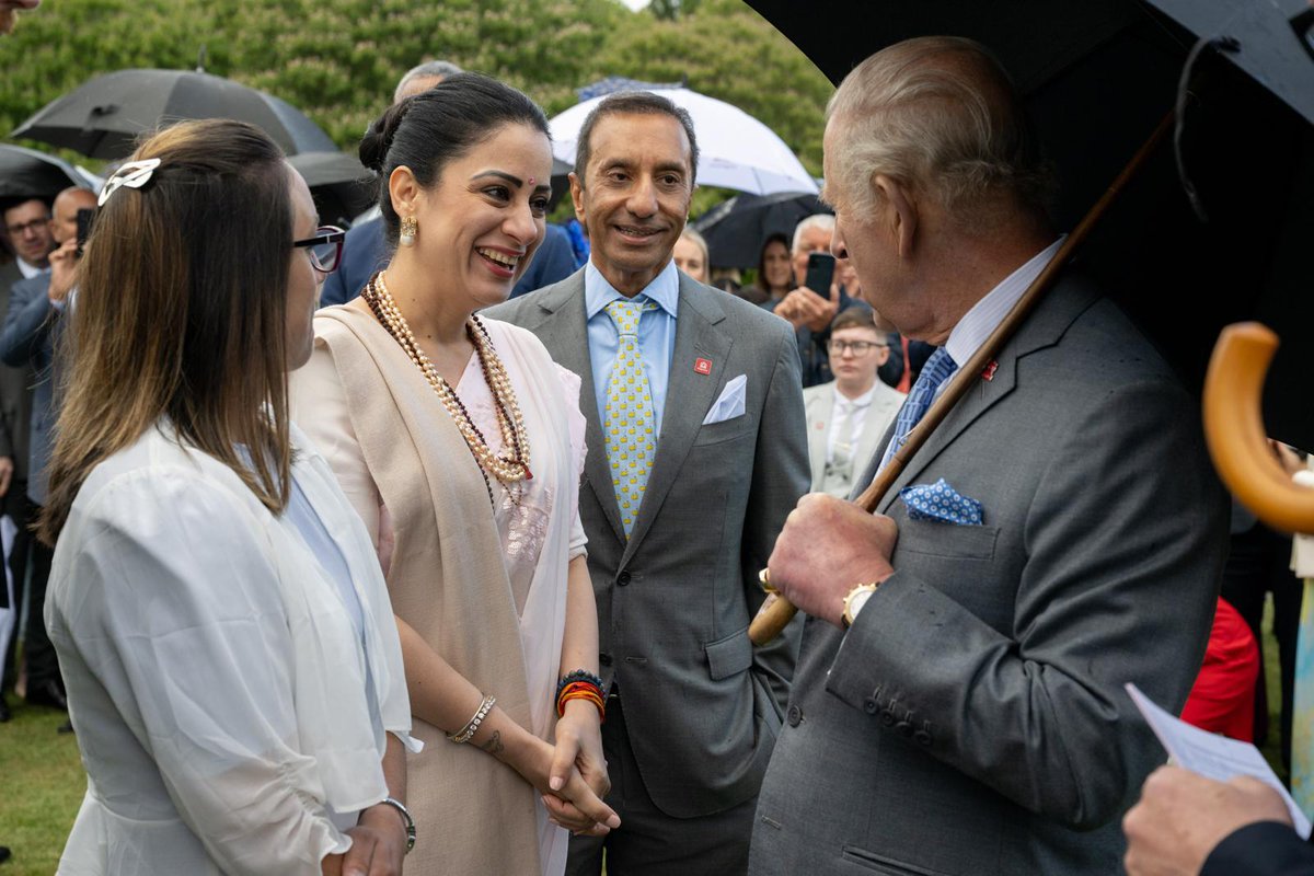 TeacherPrize's tweet photo. Rouble Nagi, winner of the GEMS Education Global Teacher Prize 2026, was honoured to meet His Majesty King Charles III at Buckingham Palace on the occasion of the King’s Trust 50th Anniversary Garden Party.

Rouble said it was “an honour to meet His Majesty King Charles III at Buckingham Palace” and that she was “deeply grateful to Sunny Varkey and the Varkey Foundation for their unwavering support of education and for creating platforms like the Global Teacher Prize that shine a light on teachers around the world.”

Over the past two decades, Rouble has established more than 800 learning centres across over 100 marginalised communities in India, transforming abandoned walls into interactive murals that have helped bring more than one million children into formal education.

Her passion, leadership, and unwavering belief in the power of education continue to resonate far beyond the classroom.

@KingsTrustInt @RoyalFamily @ROUBLENAGI @VarkeyFdn #GlobalTeacherPrize #TeachersMatter