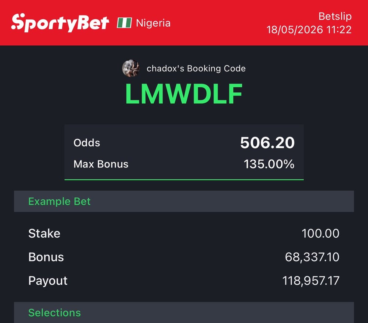 AgbaChadox's tweet photo. 500 ODDS MIXED — LMWDLF
Edits — KLDNRW

Longshot— https://t.co/RqqNbk9E2u https://t.co/qjvyoqoOEf