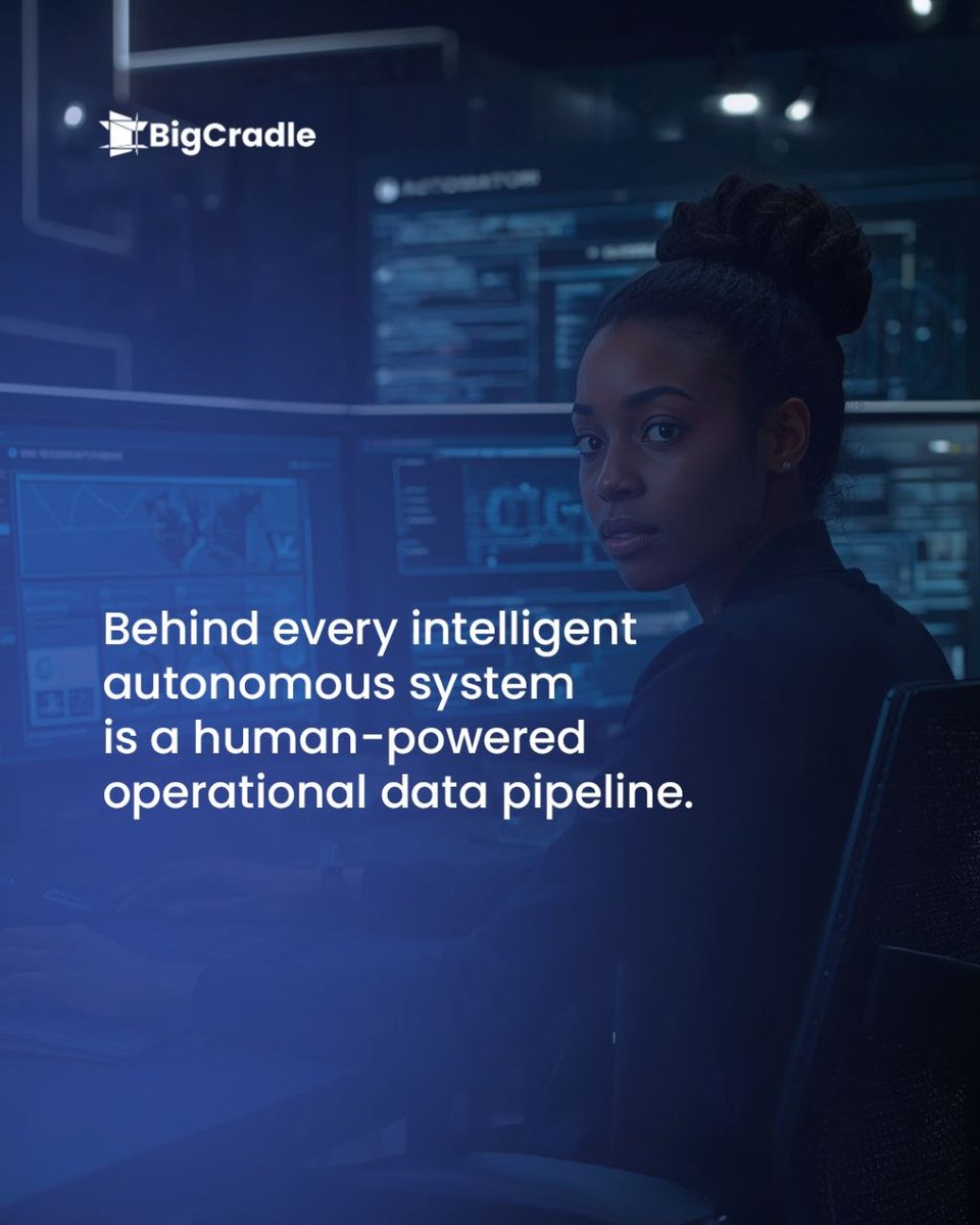 thebigcradle's tweet photo. Autonomous systems don’t run on AI alone.
They run on human feedback, structured data, and operational pipelines.
Reliability is built in the infrastructure behind the model.
#AI #AutonomousSystems #MachineLearning #DataInfrastructure #HumanInTheLoop #Tech #BigCradle https://t.co/2edsfKvpj4