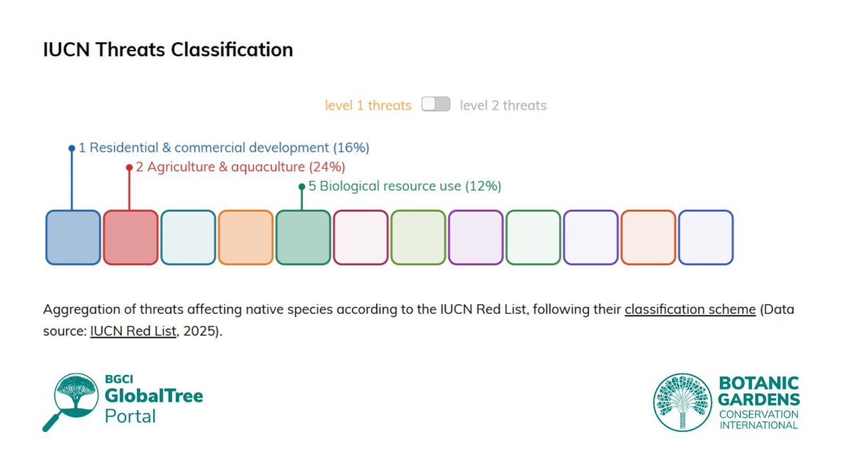 GTA_GTSG's tweet photo. 🌳 The GlobalTree Portal has been updated! This new update includes a visual summary of threats affecting each species and aggregation of threats at a country level. 🌍️ 

Read more about the update: https://t.co/YjWdDSFJS9 

Visit the GlobalTree Portal: https://t.co/QyxG8yVvRb https://t.co/2O6LcfSYKE